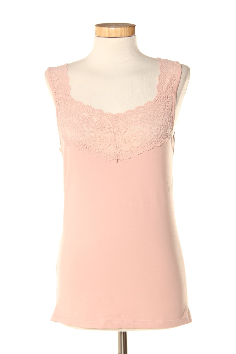 Top de ouno de la talla XXL, de color rosa