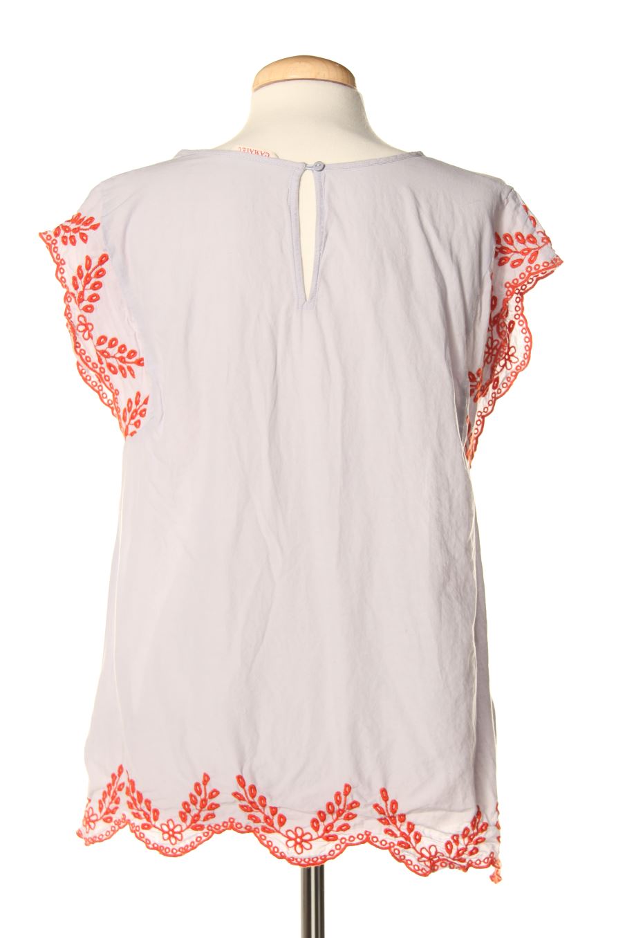 Blouse à manches courtes Camaieu de la taille 36, de couleur bleu