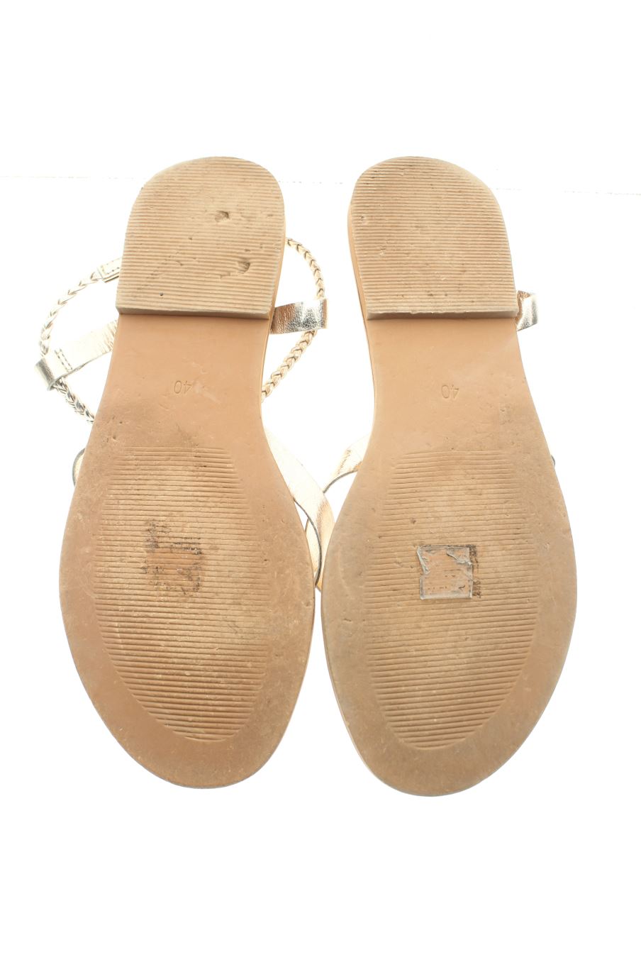 Sandalias planas de JONAK de la talla 40, de color dorado de