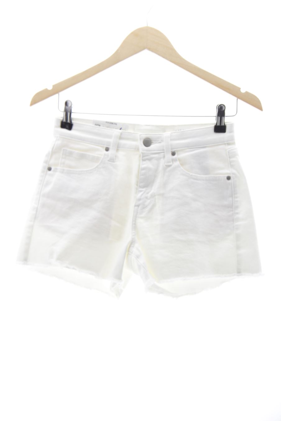 Pantalón corto de Uniqlo de la talla 34, de color blanco de ropa vaquera