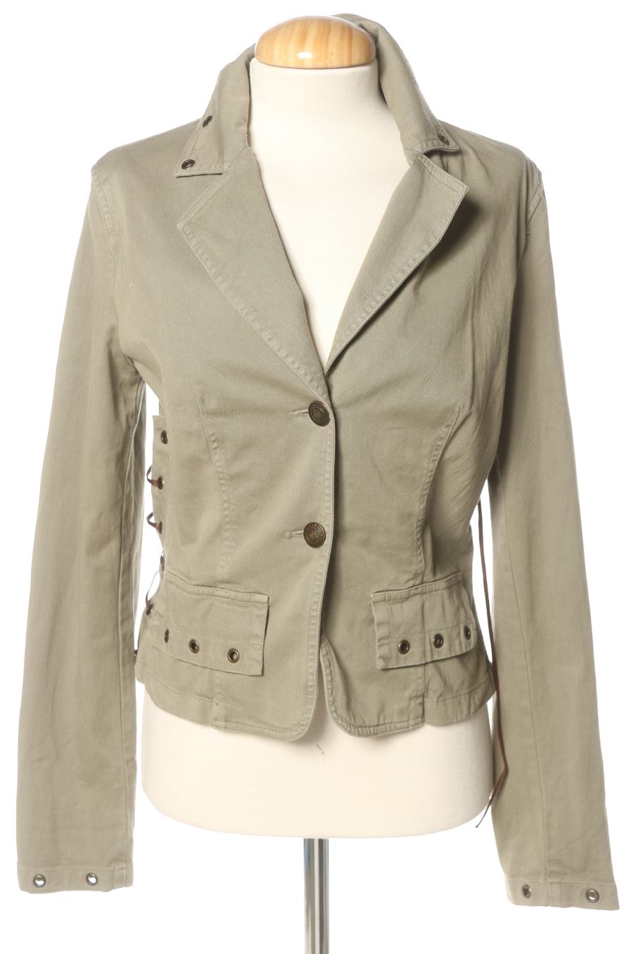 Blazer de Marina Babini de la talla 42, de color verde de ropa vaquera