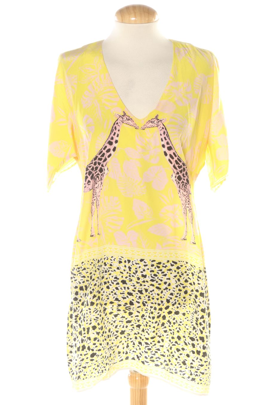 Vestido casual de Charlotte Sparre de la talla M, de color estampado de seda