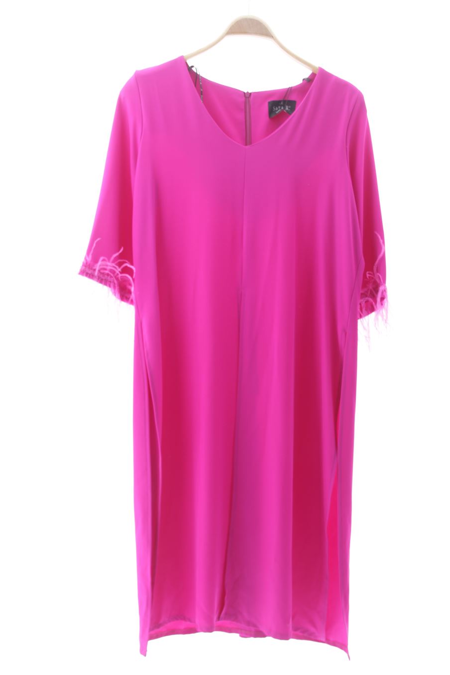 Traje de chaqueta de SARA R. de la talla 48, de color rosa