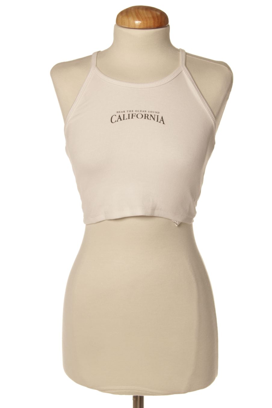 Top Pull & Bear de la taille M, de couleur blanc