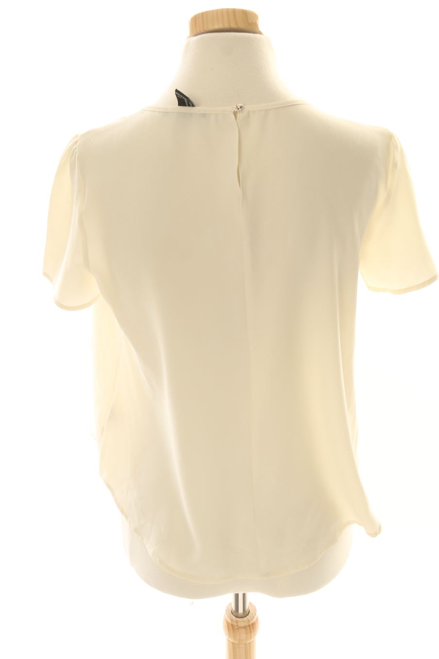 Blouse à manches courtes Forever 21 de la taille M, de couleur beige