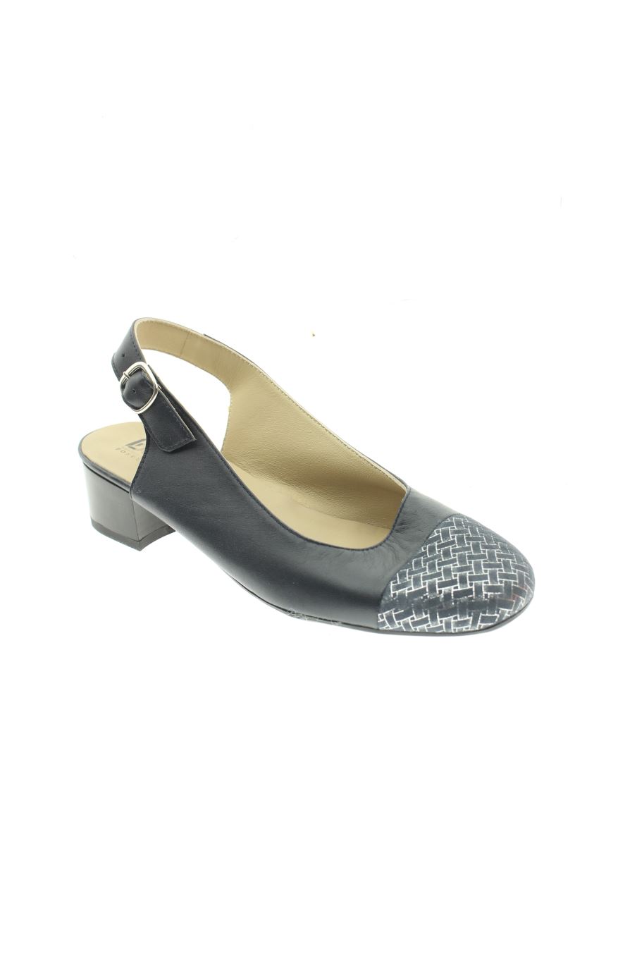 Zapatos de tacon de BOISSY de la talla 36, de color azul marino de