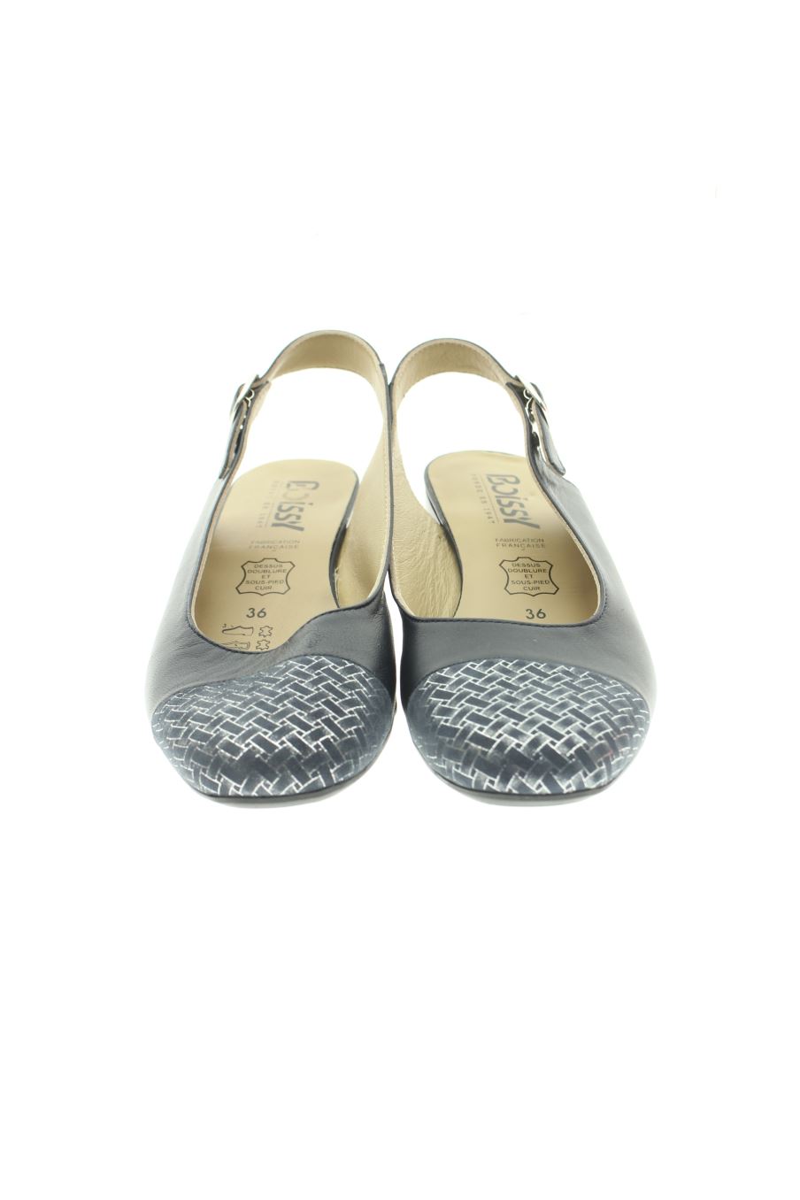 Zapatos de tacon de BOISSY de la talla 36, de color azul marino de