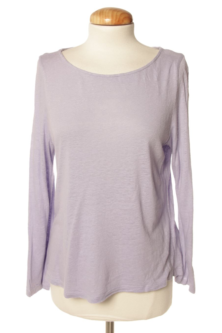 Langärmeliges T-Shirt von Nice Things Größe S, Farbe Violett, für