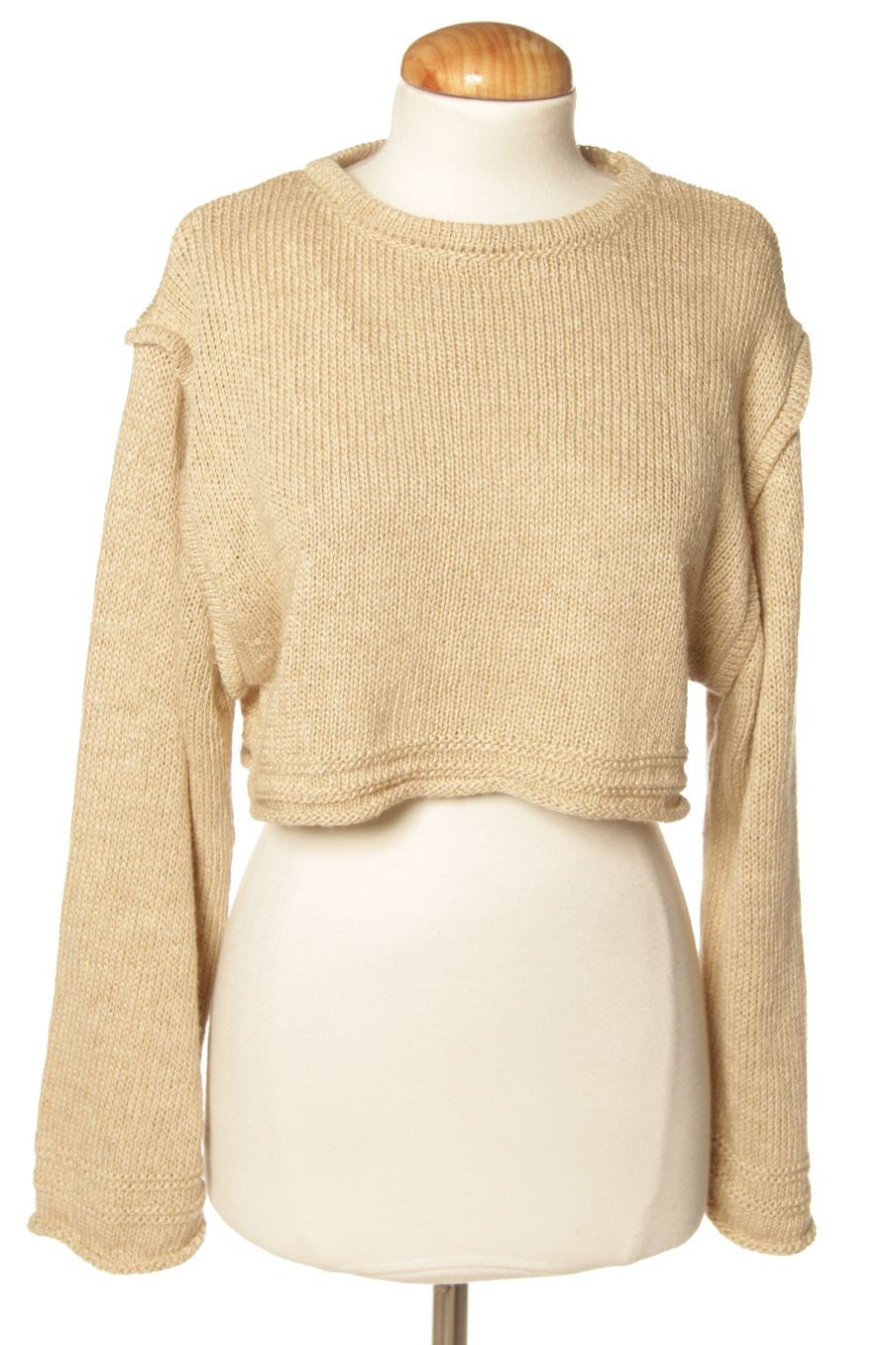 Pull Zara de la taille XS, de couleur beige