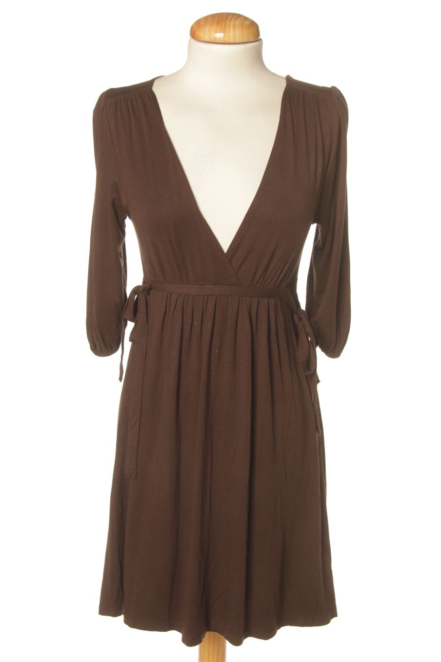 Robe casual Zara de la taille S, de couleur marron