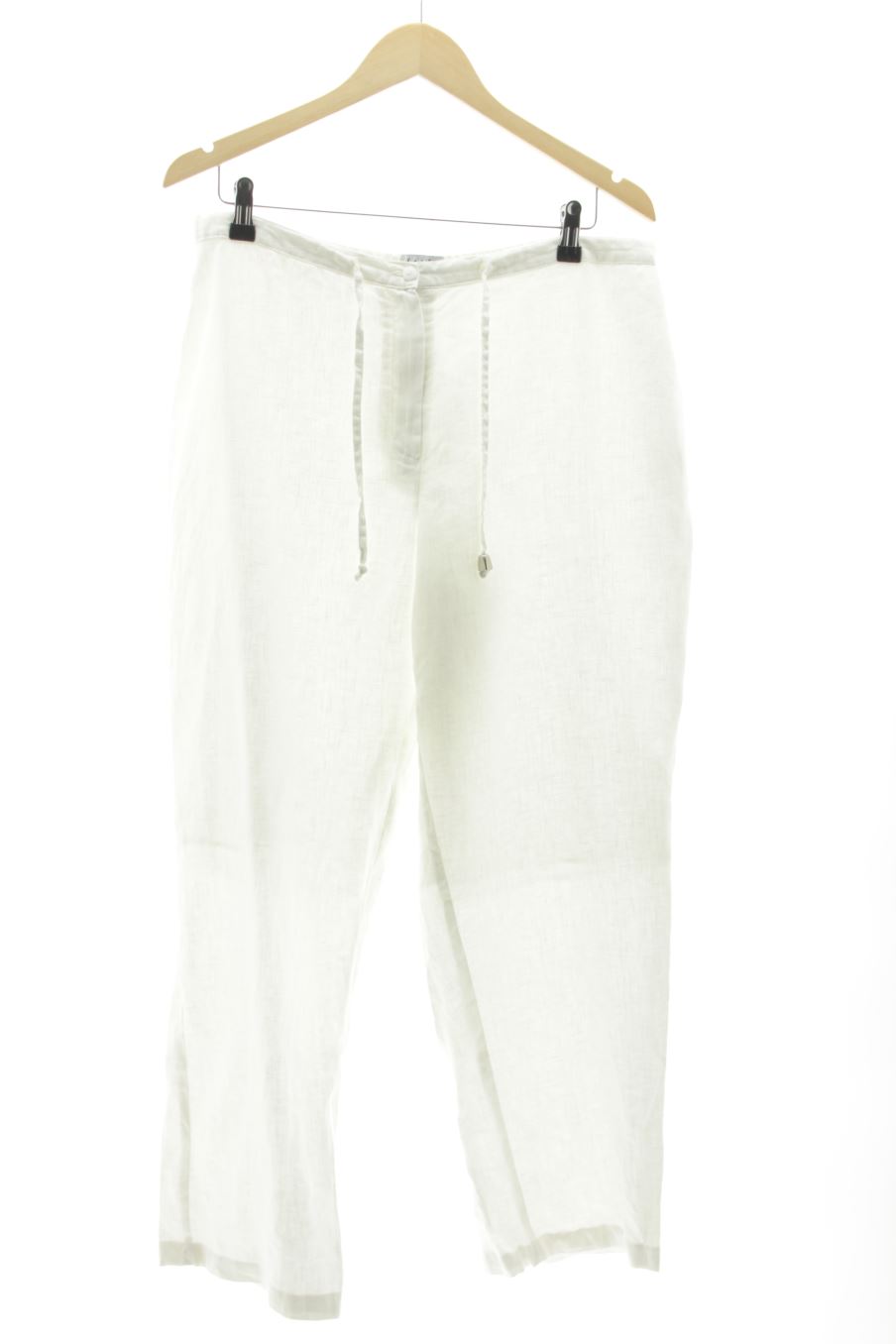 Pantalon Casual Michel Bustos de la taille 50, de couleur blanc