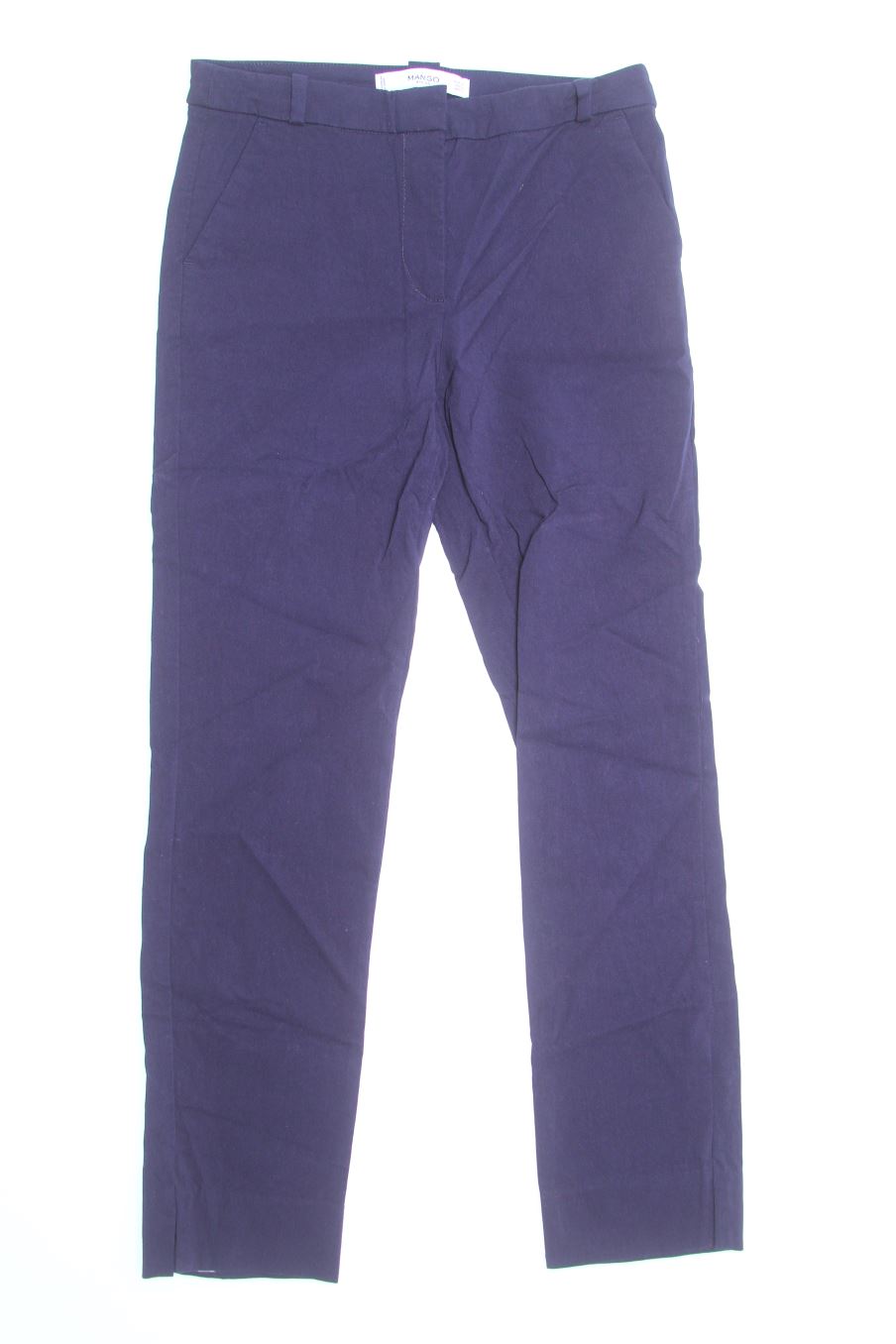 Pantalon Mango de la taille 36, de couleur bleu marine