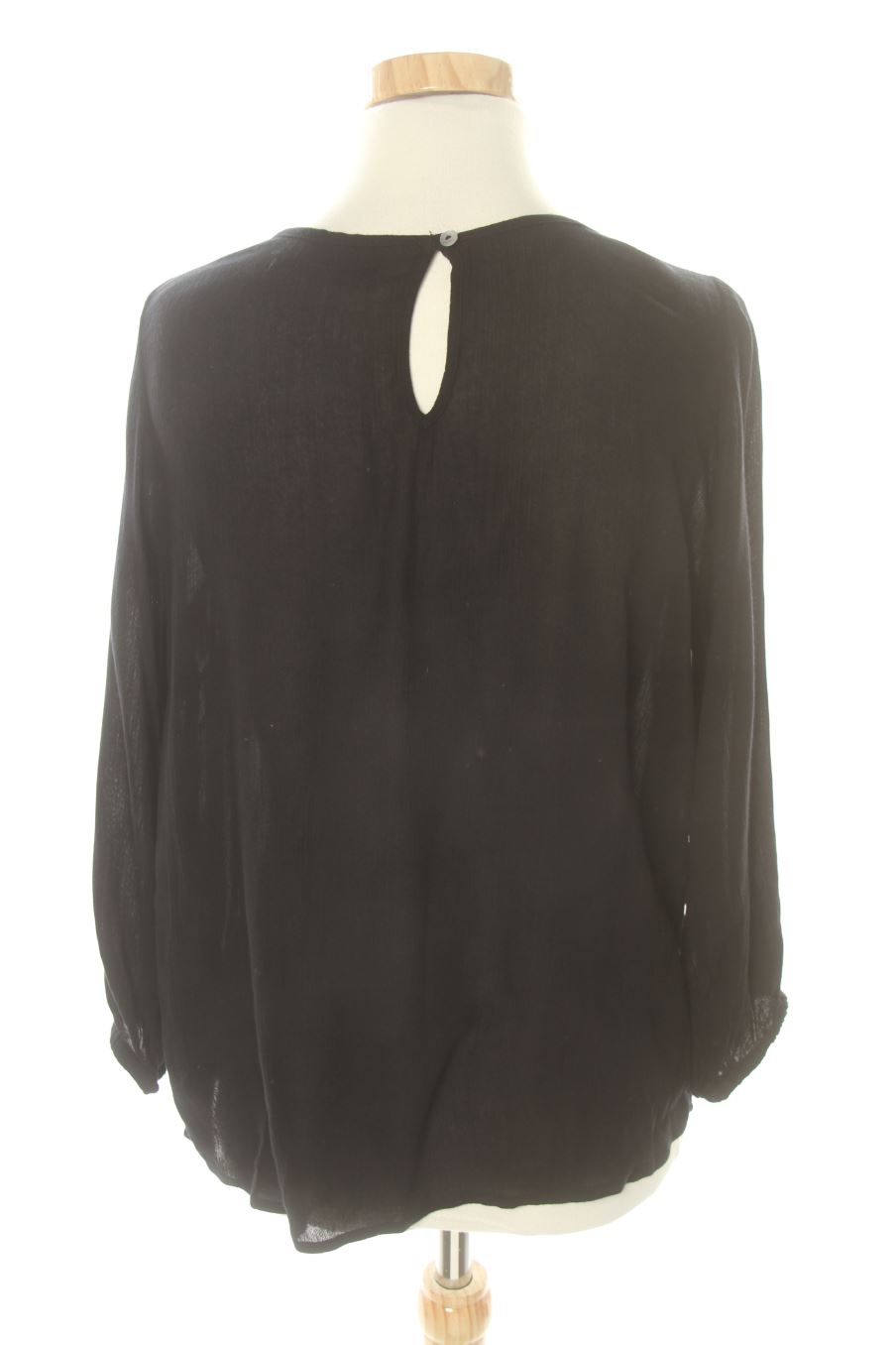 Blouse à manches longues Pull & Bear de la taille XS, de couleur noir