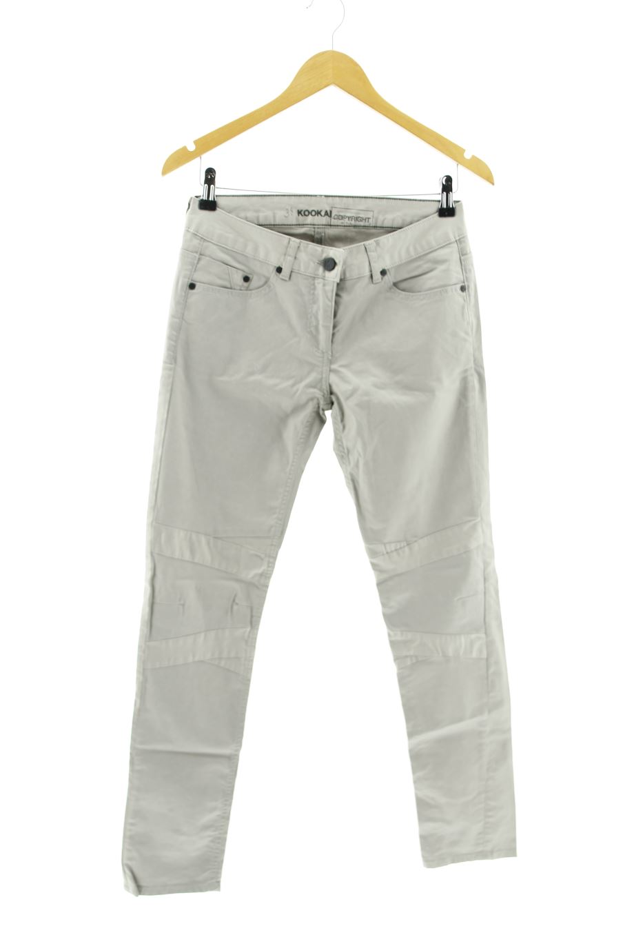 Jeans von Kookai Größe 38, Farbe Grau, aus Jeanskleidung für