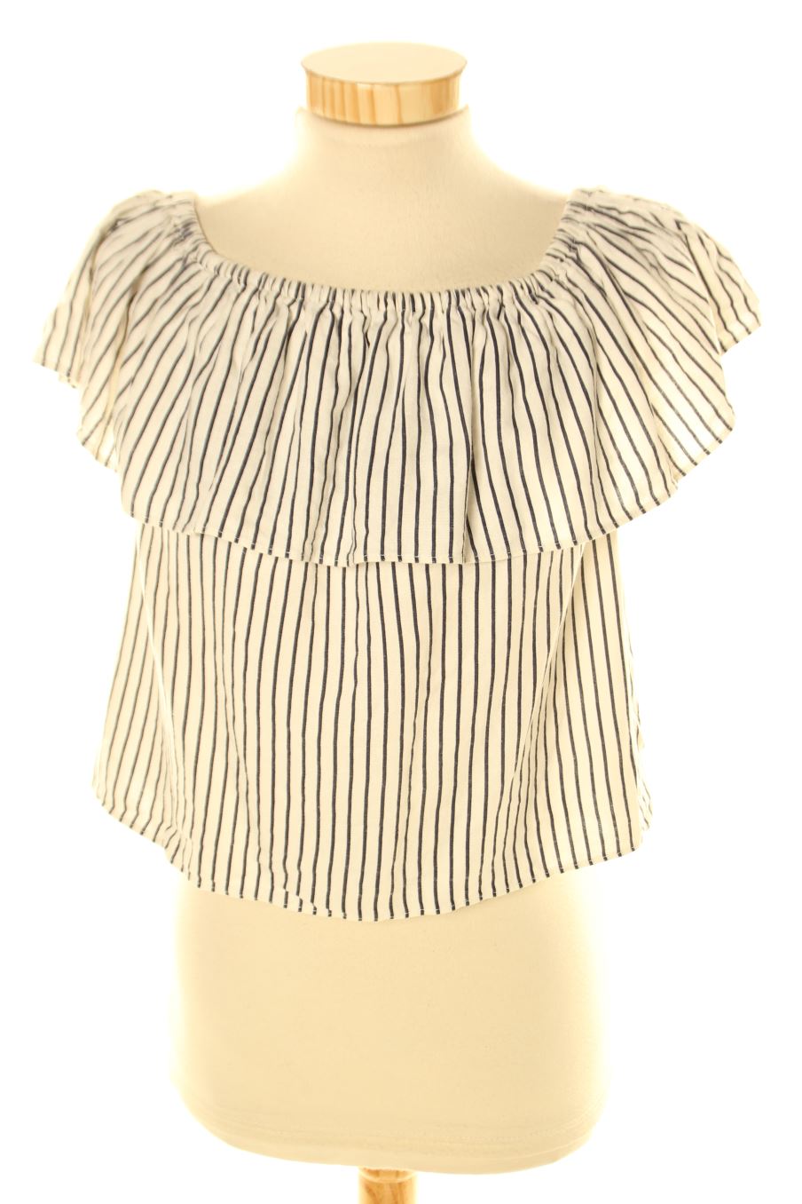 Blouse à manches courtes Easy wear de la taille M, de couleur rayures