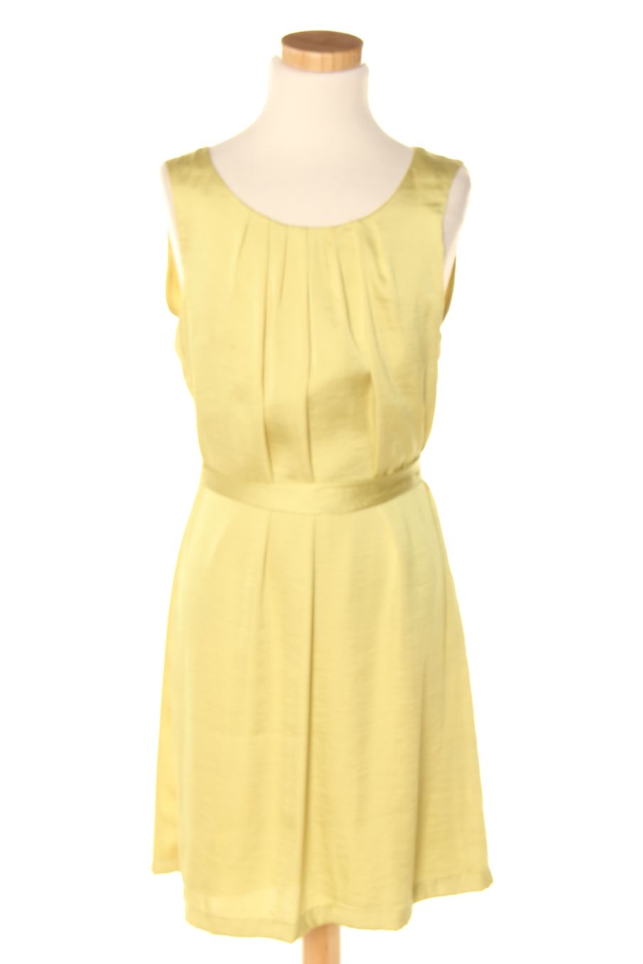 Robe casual H&M de la taille 34, de couleur jaune