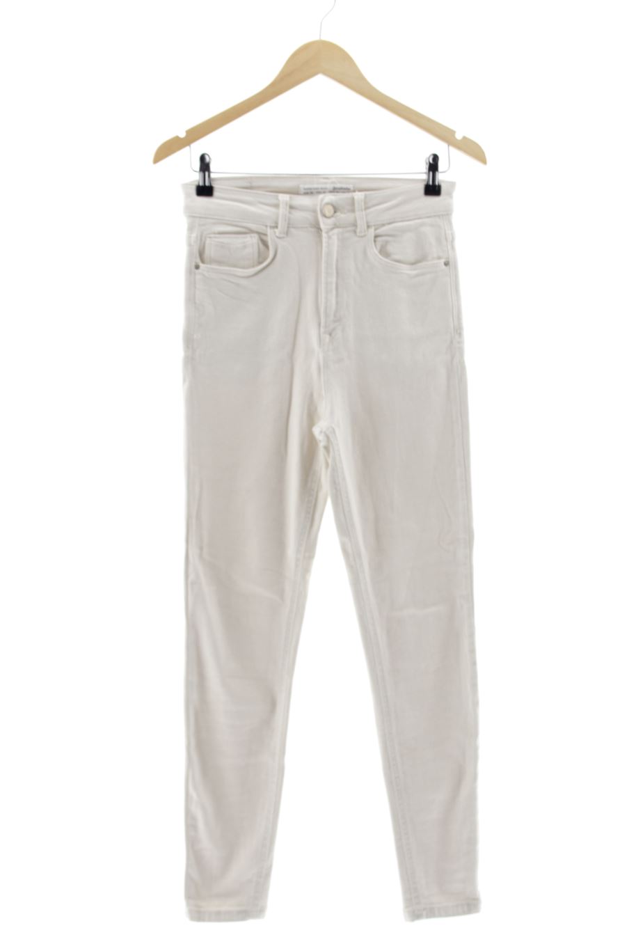 Vaquero de Stradivarius de la talla 38, de color beige de ropa vaquera