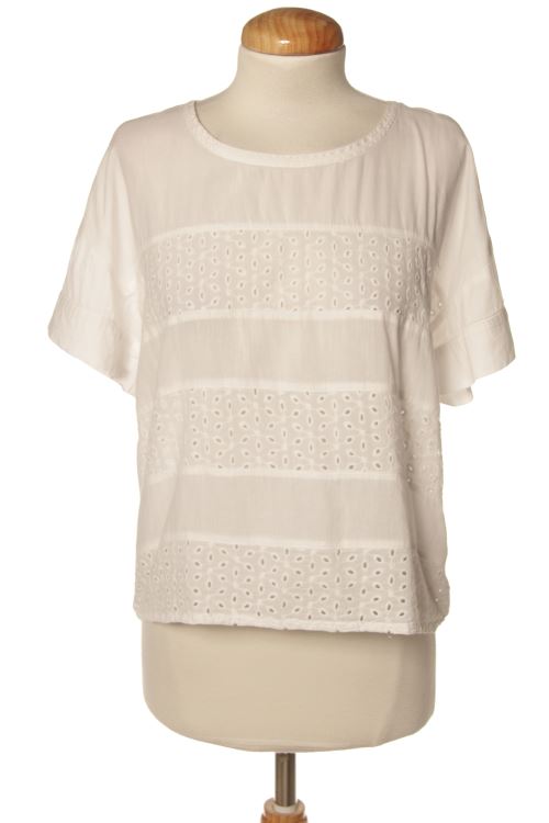 Blusa a maniche corte