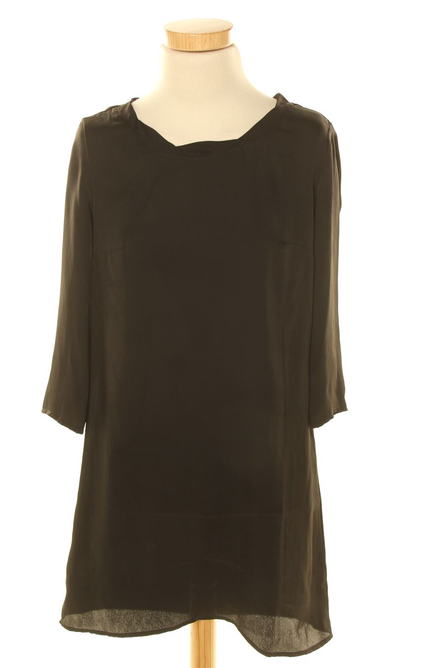 Vestido casual de Mango de la talla S, de color negro