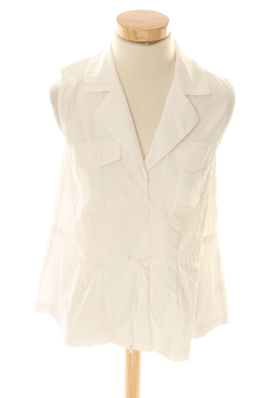 Camisa sin mangas de H&M de la talla 34, de color blanco
