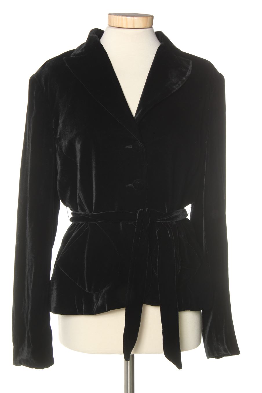 Blazer Amitié de la taille 44, de couleur noir de velours