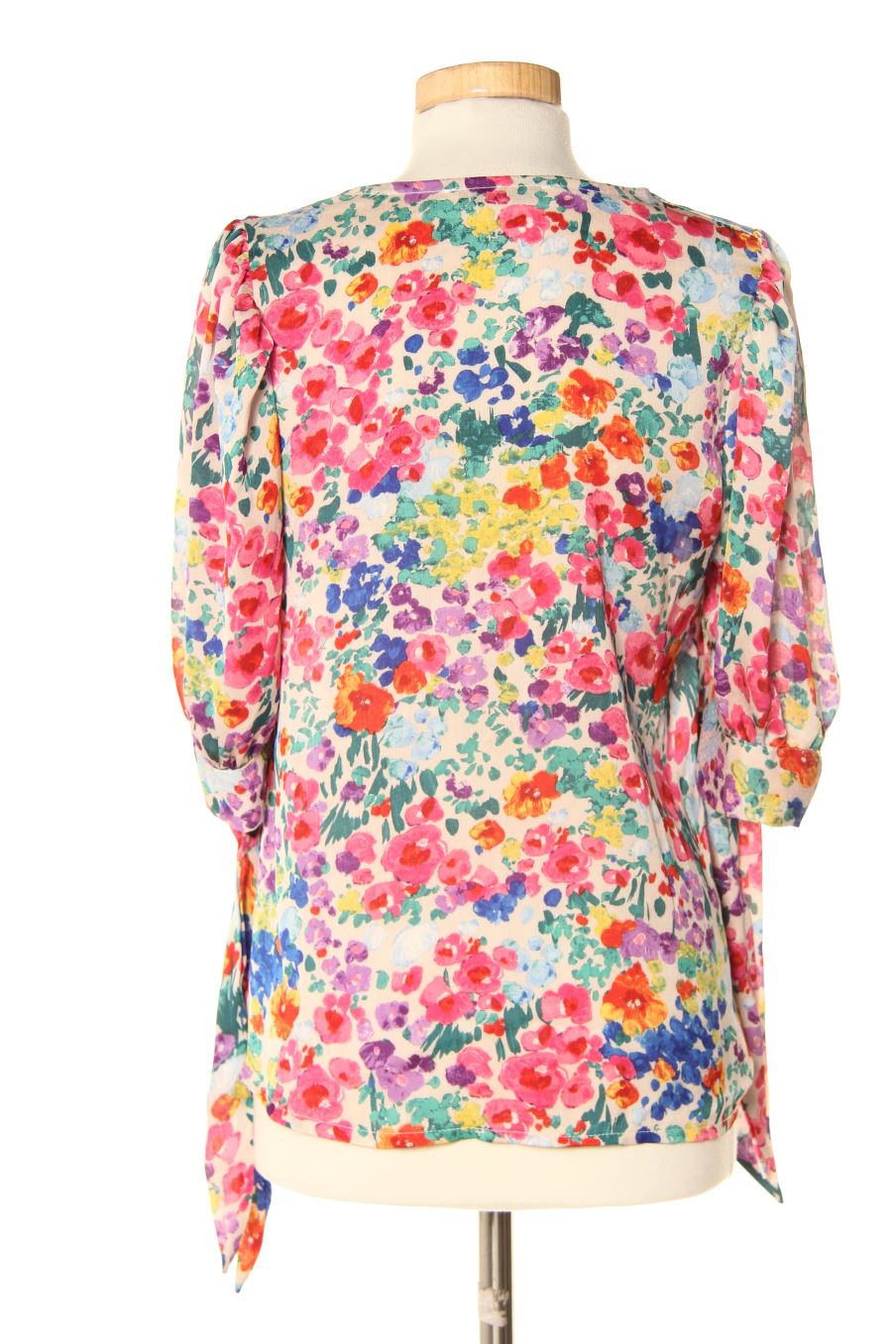 Blusa de manga corta de CHARMING GIRL BY LILIA de la talla S, de color flores