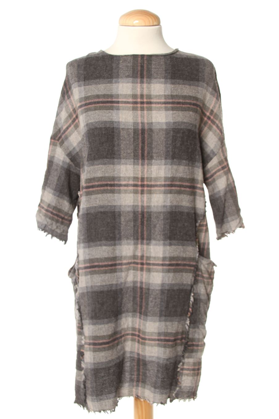 Robe casual Trafaluc de la taille S, de couleur carreaux