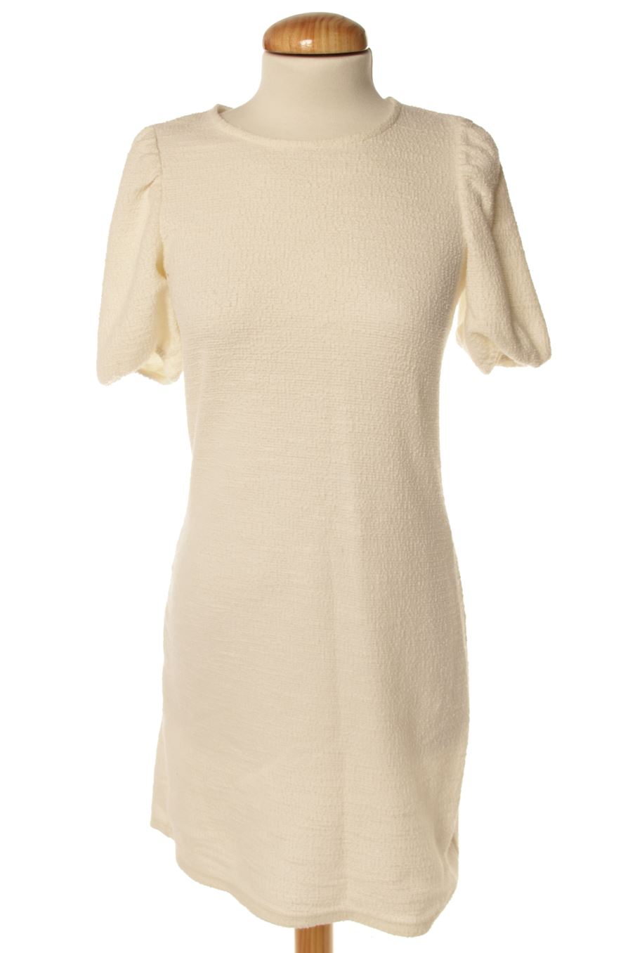 Robe casual Zara de la taille S, de couleur blanc