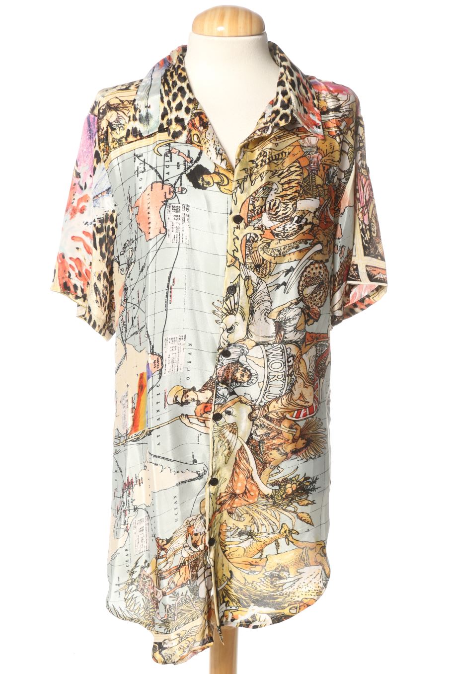Camicia de Antica Sartoria By Giacomo Cinque de la talla M, de color stampato