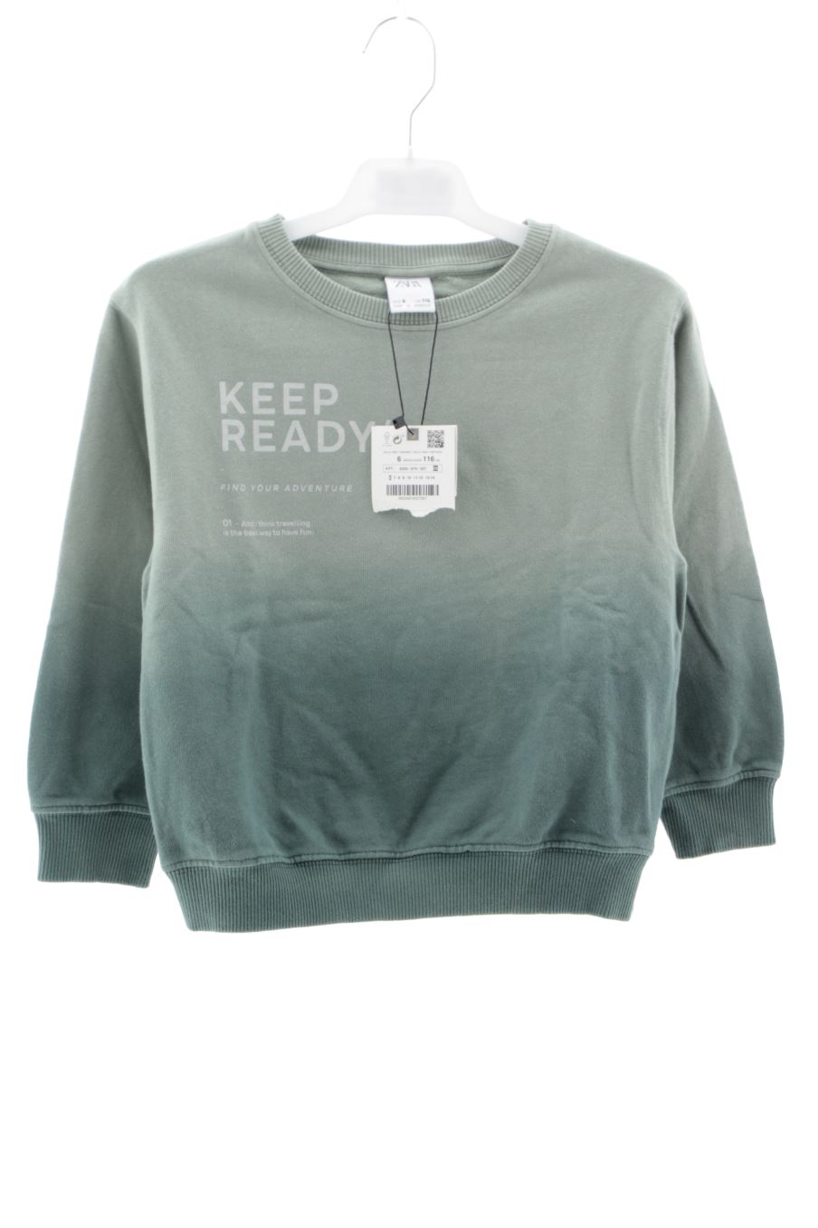 Sudadera de Zara de la talla 6 años con etiqueta