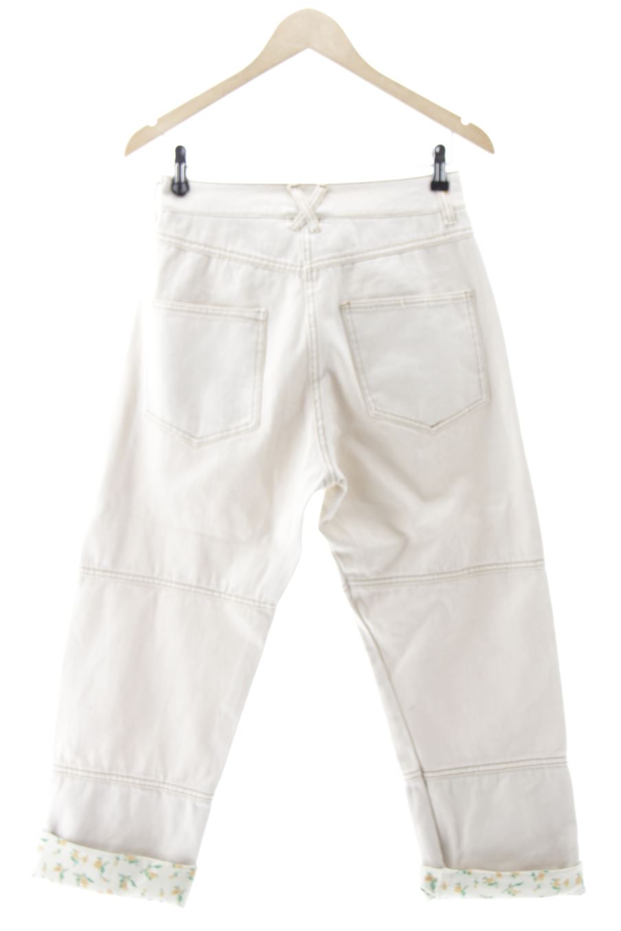 Jeans Made in italy de la taille S, de couleur beige de denim