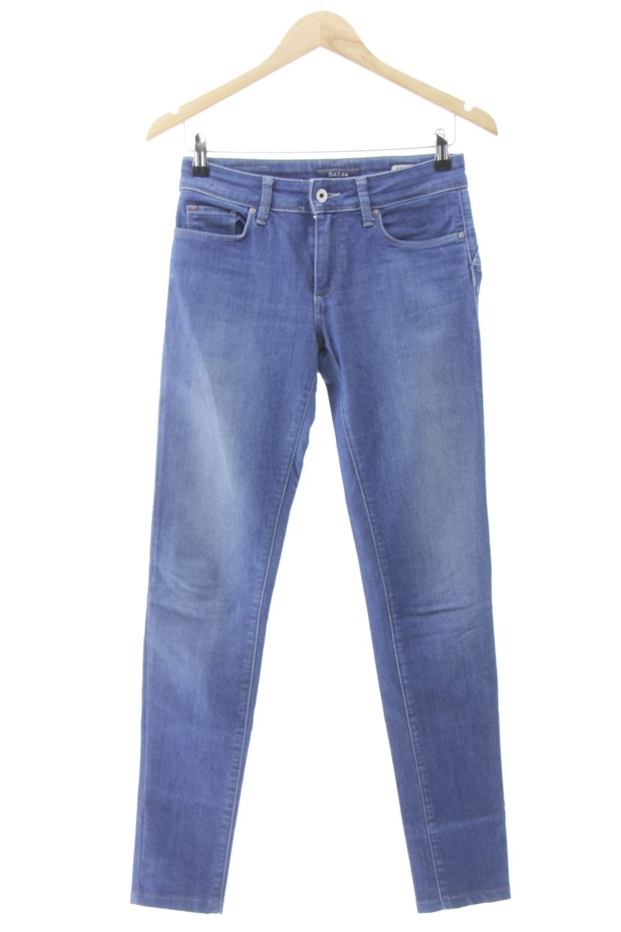 Vaquero de salsa de la talla 36, de color azul de ropa vaquera