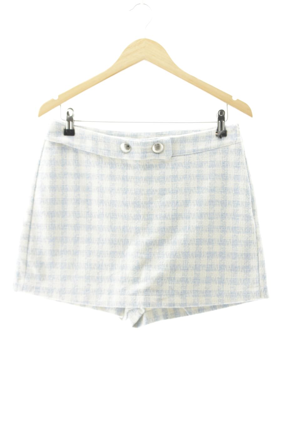 Shorts Zara de la taille L, de couleur carreaux