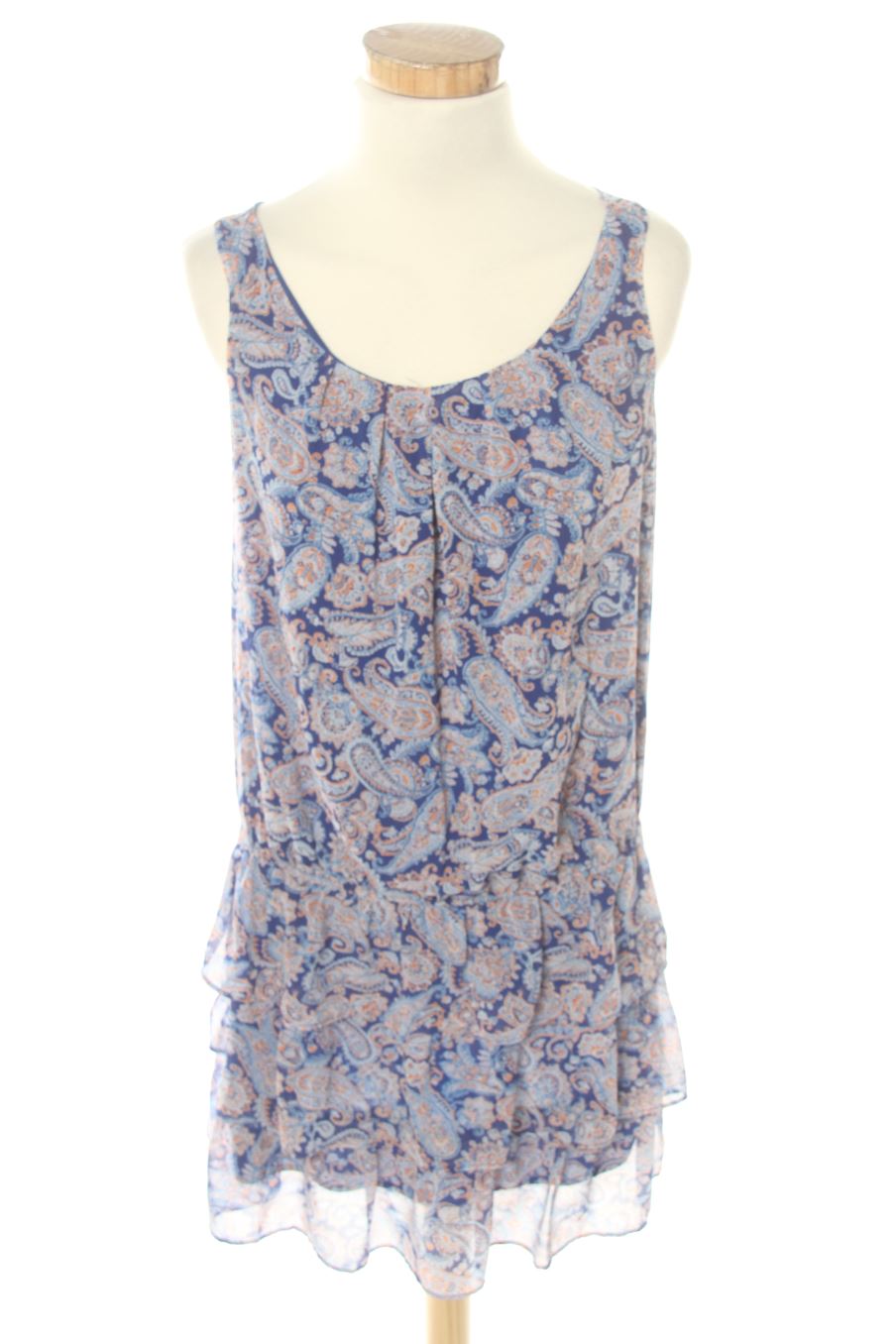 Vestido casual de Mango de la talla XS, de color azul