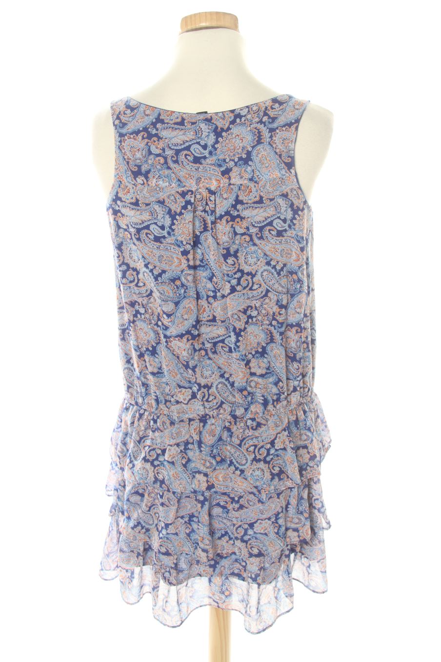 Vestido casual de Mango de la talla XS, de color azul