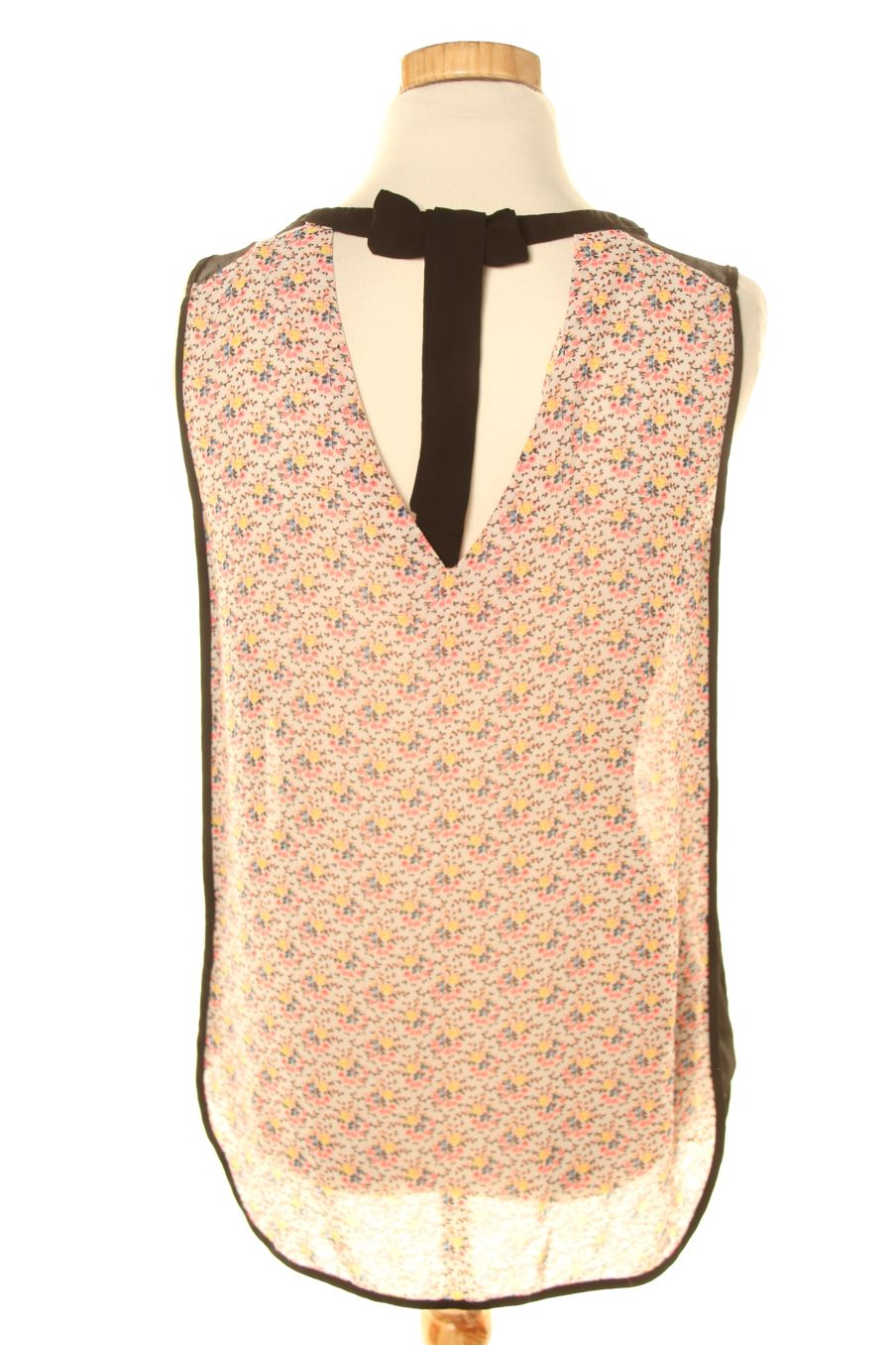 Top de Mim de la talla S, de color flores