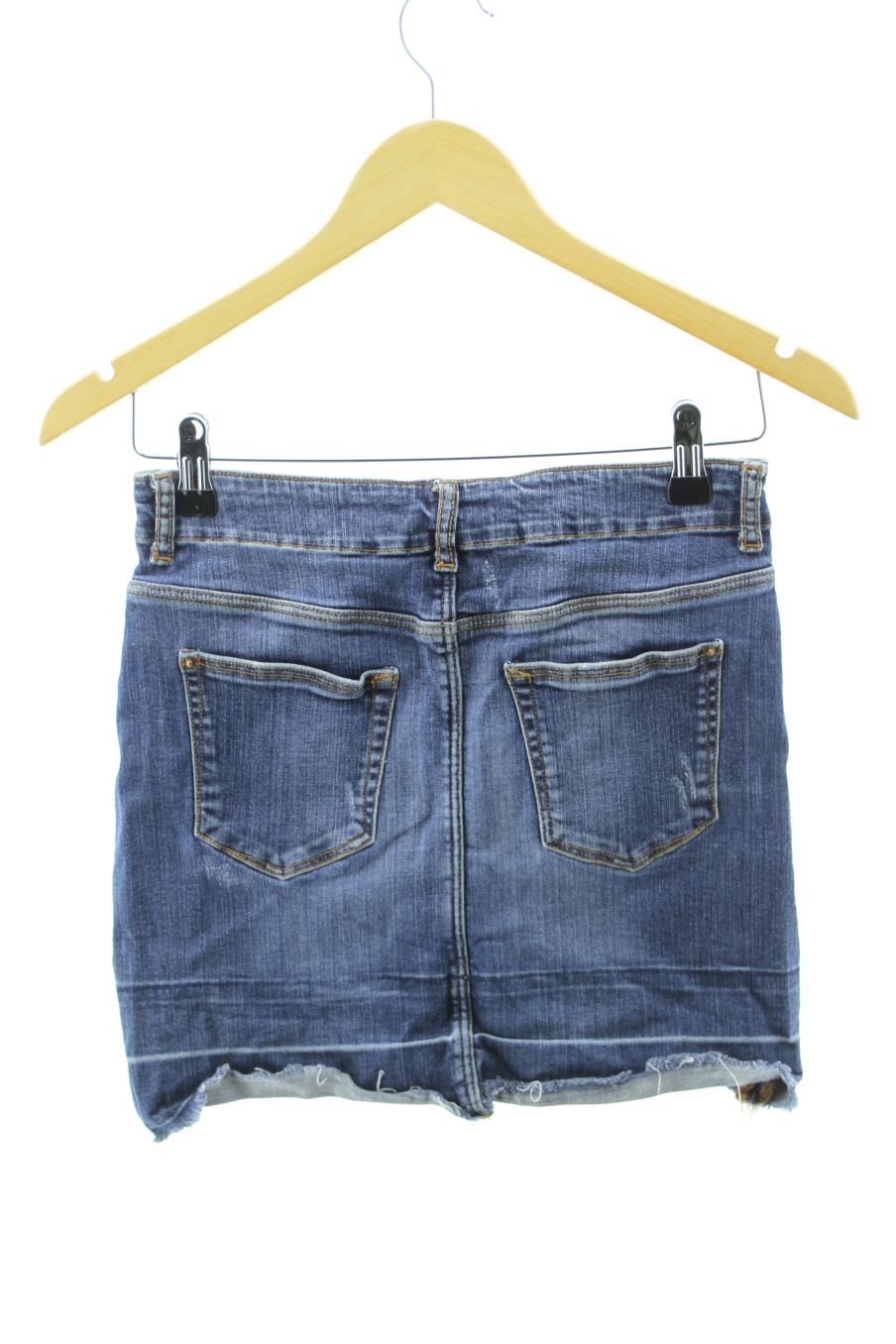 Jupe Etam de la taille 34, de couleur bleu de denim