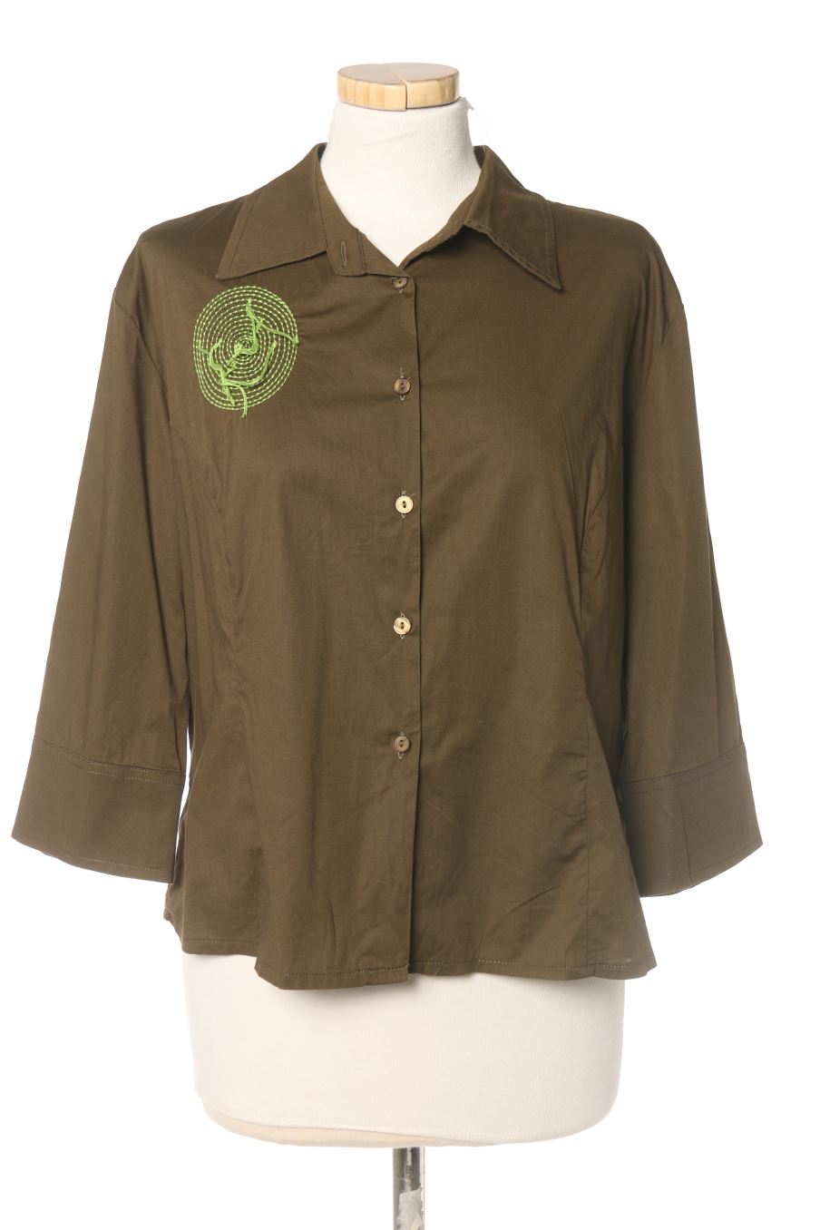 Chemise Andamio de la taille S, de couleur vert