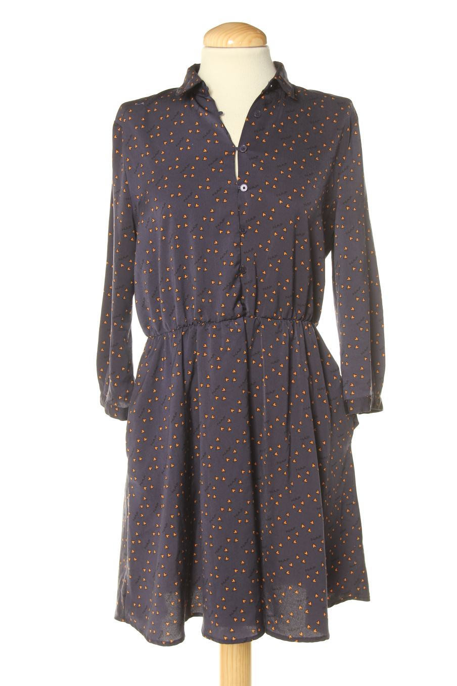 Robe casual Naf Naf de la taille 38, de couleur imprimés
