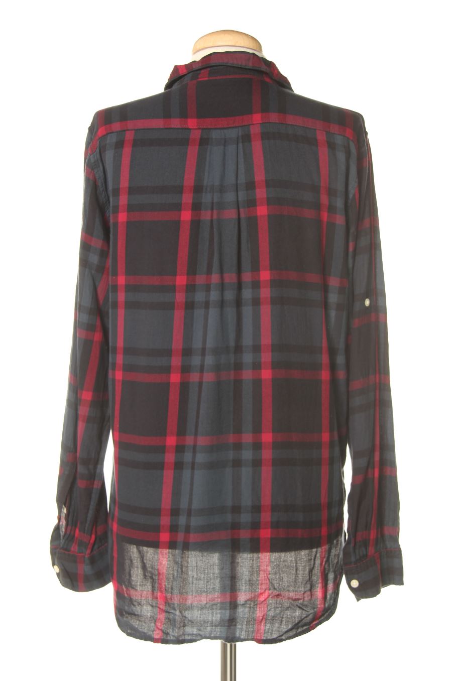 Blouse à manches longues Gap de la taille M, de couleur carreaux
