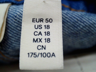 Vaqueros de H&M de la talla 50, de color azul de ropa vaquera