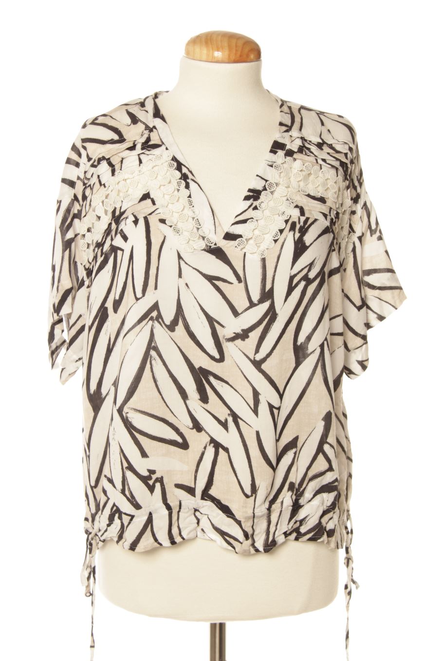 Blouse à manches courtes Trend de la taille 36, de couleur imprimés