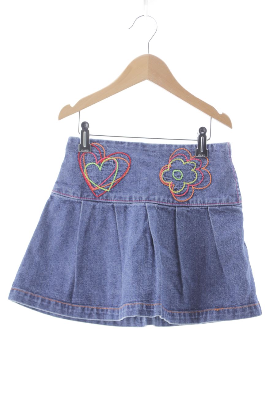 gebraucht Agatha Ruiz de la Prada Aufwändiger Rock Größe 116 aus Denim