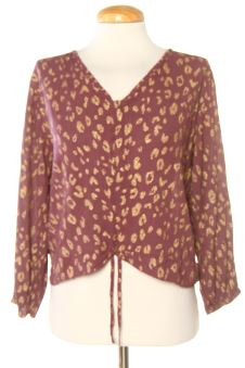 Blusa a maniche lunghe 38 Made in italy