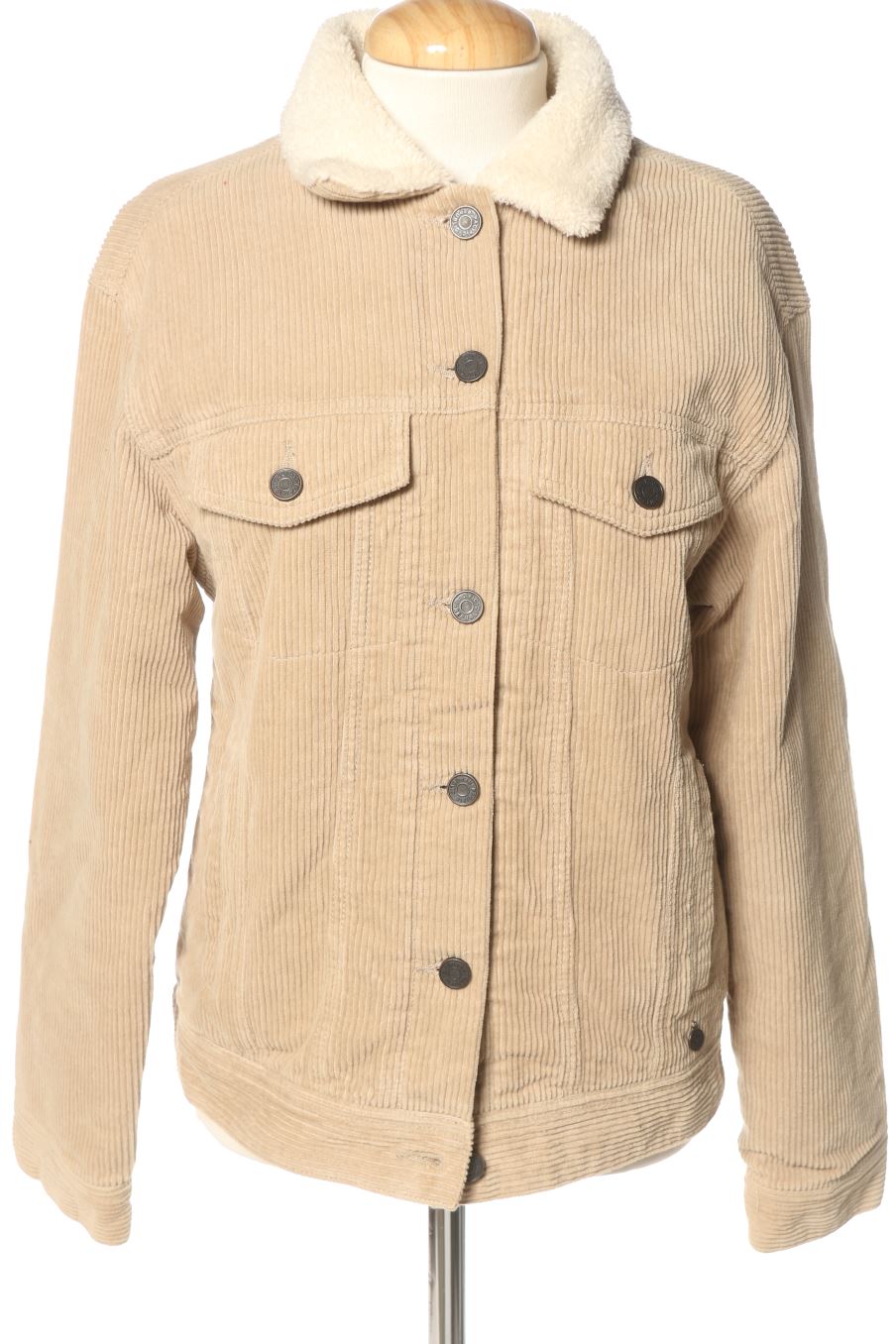 Giubbotto de Pull & Bear de la talla XS, de color beige