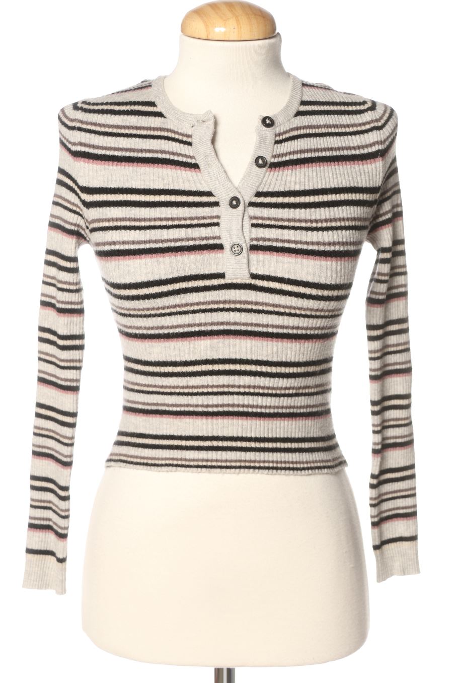 Pull Pull & Bear de la taille S, de couleur rayures