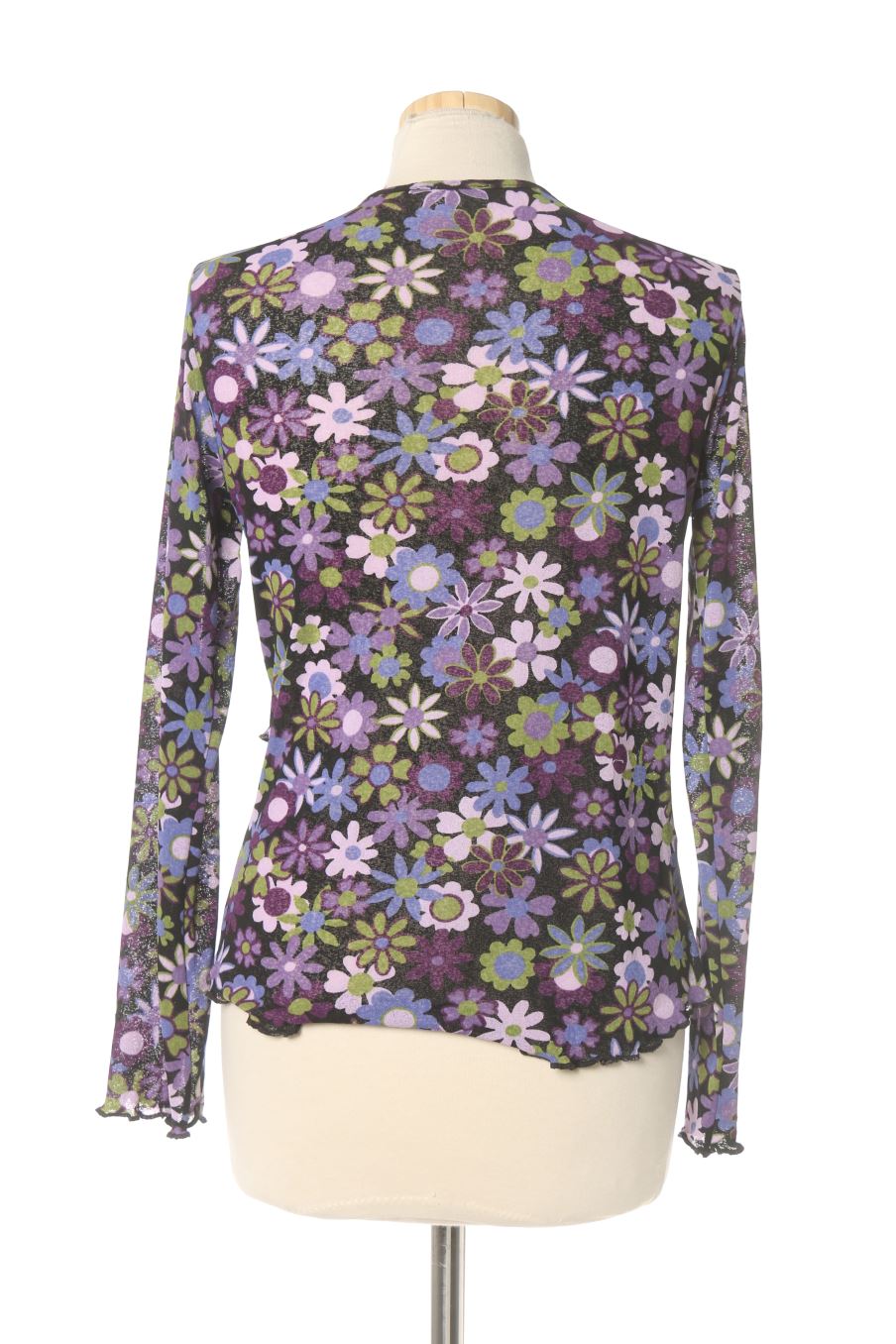 T-shirt à manches longues Promod de la taille L, de couleur fleurs