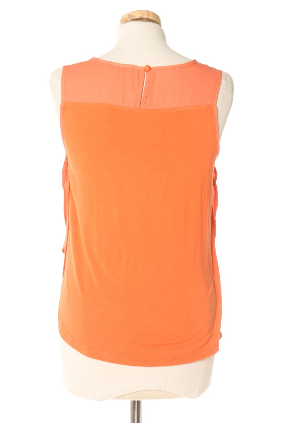 Kurzärmelige Bluse von Okeysi Größe S, Farbe Orange, für
