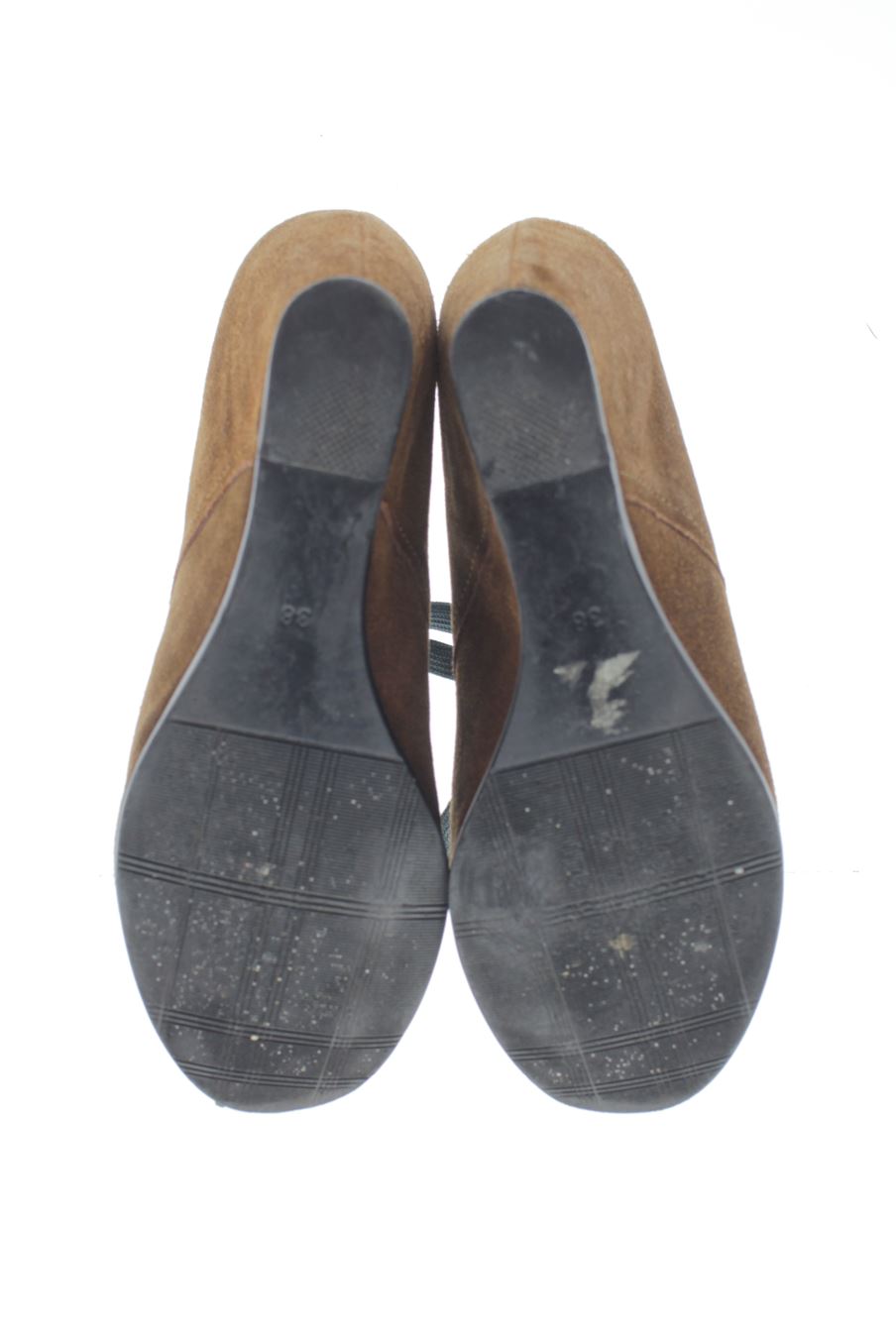 Botines de Salvador Bachiller de la talla 38, de color marrón de