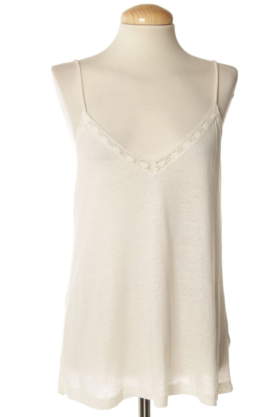 Top de Massimo Dutti de la talla M, de color beige